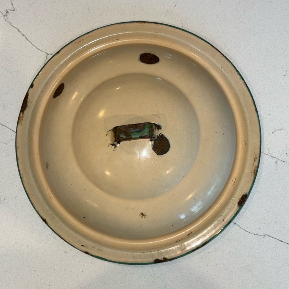 Vintage Enamel Lid